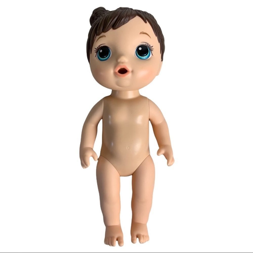 Hasbro 2019 Baby Alive Brunette Girl Doll  Nude